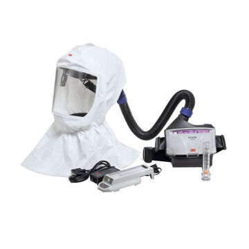 Respirator Kit Easy Clean Papr, Beige, Belt-mounted, 10 To 12 Hr Battery Life