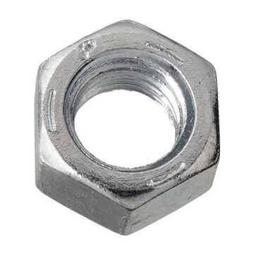 Hex Nut, 7/16 in-14 UNC Thread, Zinc Plated Grade 5 Carbon Steel