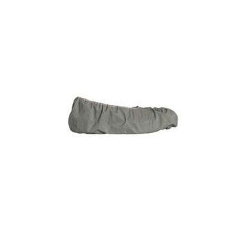 Couvre-chaussures, grand, fermeture élastique sur le dessus, gris, tissu, 8 pouce x 8-1/4 pouce