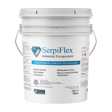 Asbestos Encapsulant, 5 gal, Pail, White, Liquid