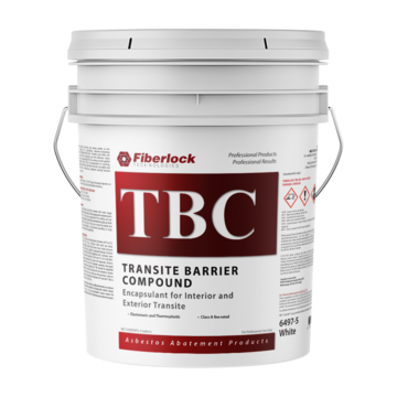 Exterior Transite Encasement Coating, 5 gal, Pail, White, Liquid