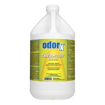 Smoke Deodorizer, 1 gal Bottle, Citrus Odor, Transparent Light Yellow Color