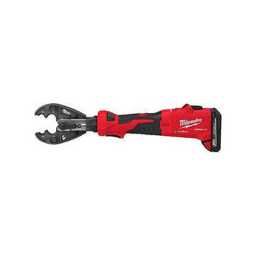 Utility Crimper, M18 REDLITHIUM, 1/2 in EHS Guy Wire, 1000 MCM Aluminum, 3/8 in Ground Rod, 477 ACSR, 750 MCM Copper, In-Line Handle