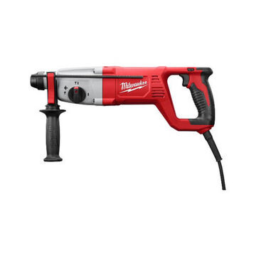 Electric Rotary Hammer Kit, 1500 rpm, 5625 bpm, 2.4 ft-lb Impact, 120 V, 8 A