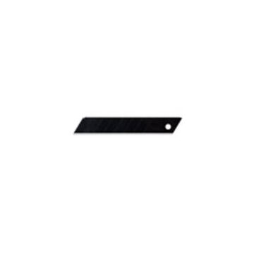 Blade Ultra-sharp Snap Off, Carbon Steel, 18 Mm X 4-1/2 In X 0.031 In, Black Color, 10/pack