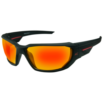 Dawson Black Frame Red Mirror Lens