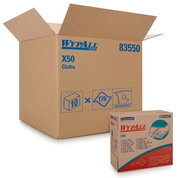 Serviettes Wypall X50, 10/caisse