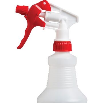 Pulvérisateur à gâchette pour bouteille, rouge/blanc, longueur du tube 9