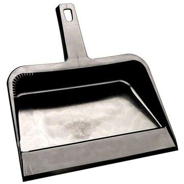 Plastic Dust Pan 12in/30cm Black