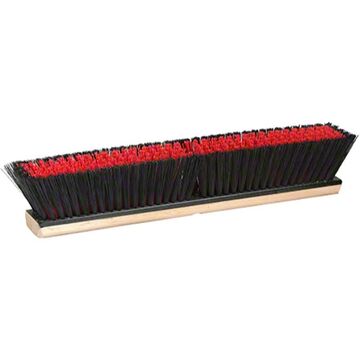 Combination Push Broom Stiff 24in/60cm Pvc Bristles