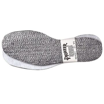 Insole, 7 Size, Polypro/Polyester and Acrylic Fibre, Gray