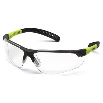 Sitecore Glasses Clear Lens, Black/lime Frame
