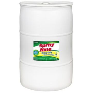 Nettoyant puissant + dégraissant + désinfectant
Spray Nine baril 208L