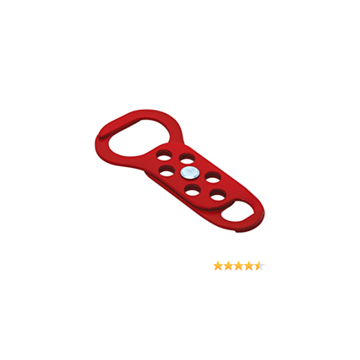 7269 Powder Coated Scorpio Hasp Red