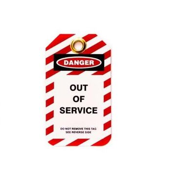 Lockout Tags Out Of Service 10/pk