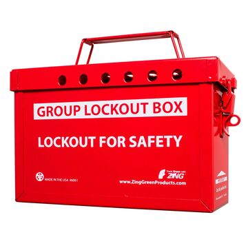 Recyclockout Group Lockout Box (red)