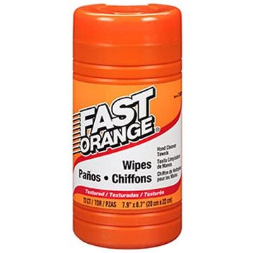 Fast Orange Hand Cleaner Wipes Bucket 72 Wipes