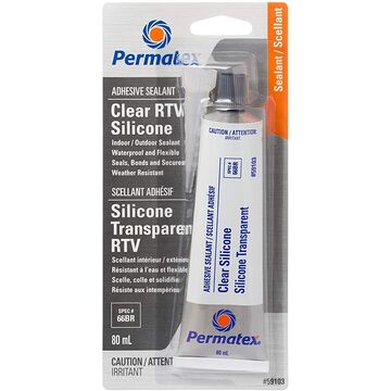 Clear Rtv Silicone Sealant 66br 80ml Tube