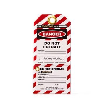 Tags, Equipment Locked Out, 10/pk
