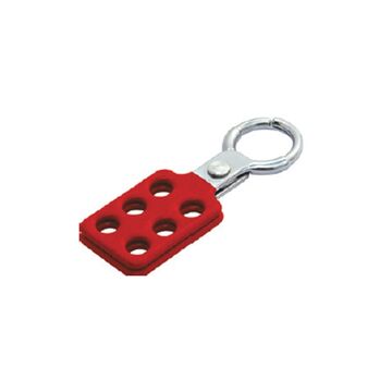 Aluminum Hasp Red 1.5in Jaw Diameter