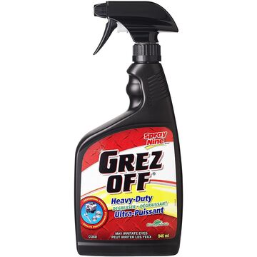 Grez-off Spray Nine nettoyant de parties bouteille 946ml