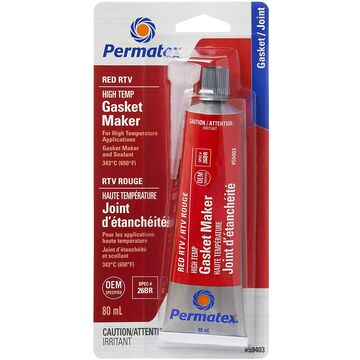 Red High-temp Rtv Gasket Maker 26br 80ml Tube