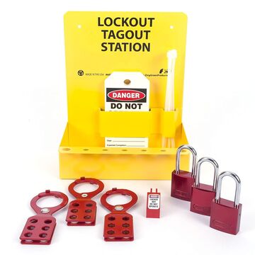 Mini Lockout Station Aluminum Padlocks