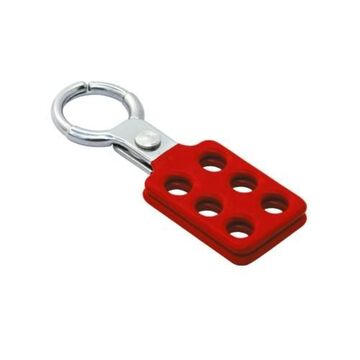 Aluminum Hasp Red 1in Jaw Diameter