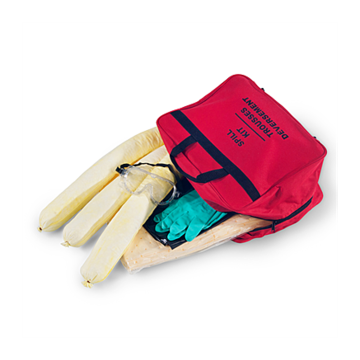 Trousse de déversements Hazmat sac avec fermeture éclair en nylon