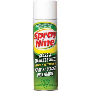 Spray Nine Glass And Stainless Steel Cleaner 600g Aerosol