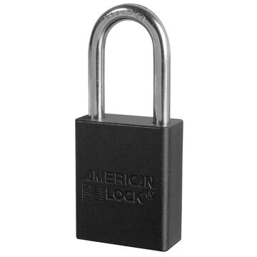 Black American Lock - Medium Shank