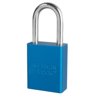 Blue American Lock - Medium Shank