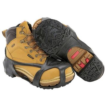 Traction Aid Footwear, Unisex, Medium, 100% Natural Rubber, Black