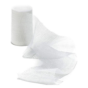 Gauze Bandage Roll, 2 in x 5 yd, 100% Bleached Cotton, White