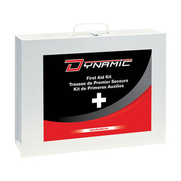 Level 2 First Aid Kit, 15 In Wd X 10.5 In Lg X 5 In Dp, Metal