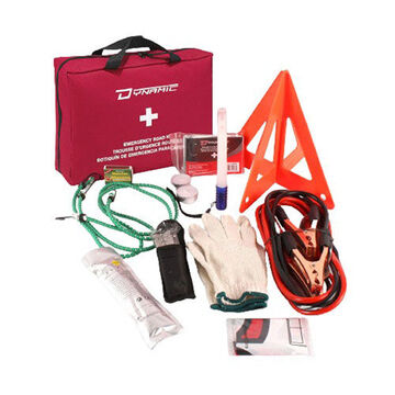 Road S.O.S Emergency First Aid Kit, 13 in wd x 9 in lg x 4 in dp, Nylon