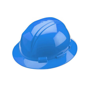 Non Vented Shell Hard Hat, One Size,  Type 1, Sky Blue, HDPE Shell, Nylon Suspension