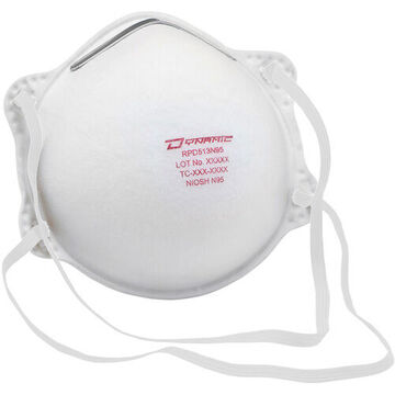 Disposable Respirator, One Size, Polypropylene, White