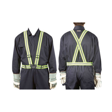 Ceinture de sécurité routière Sash, X-Large, Sangle élastique, Dyna-Lite Reflective, Jaune/Vert