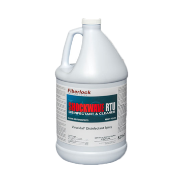 Disinfectant/sanitizer, 1 Gal, Case, Clear Blue, Liquid