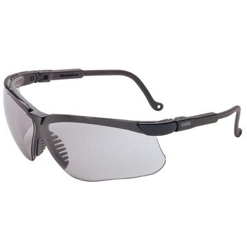 Safety Glasses, Medium, Uvextreme Anti-Fog, Gray, Wraparound, Black