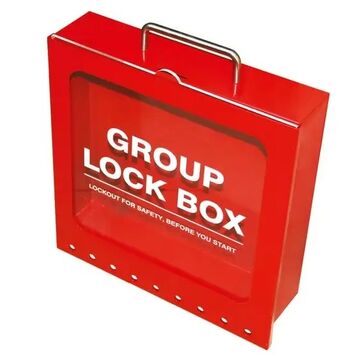 Group Lock Box Steel 12 Lock Capacity