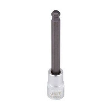 Standard Length Magnetic Replacement Bit, Ball, 1/4 in Bit, 3/8 in Drive, 1.5 in lg