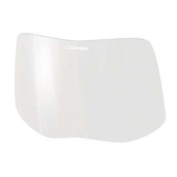Plaque de protection extérieure pour casque de soudage, 5 pouce largeur, 8-1/2 pouce longueur, transparent, polycarbonate