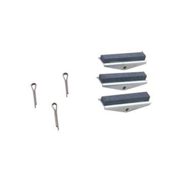 Ensemble de pierres cylindriques de rechange, 1-1/8 pouce de longueur