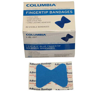 Bandage d'articulation, 1-3/4 pouce wd x 2 pouce lg, bleu
