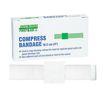 Bandage de compression, 4 pouce wd x 4 pouce lg