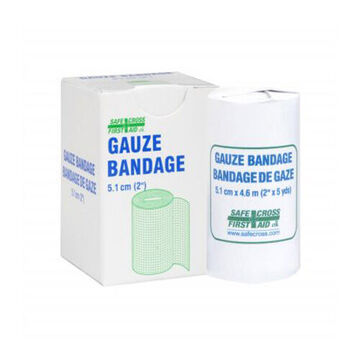 Gauze Bandage Roll, 2 in wd x 15 ft lg