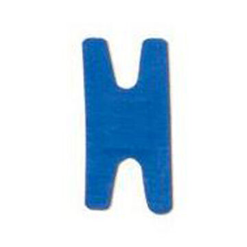 Bandage détectable léger, 3.8 cm, 7.6 cm, tissu tissé en coton, bleu vif