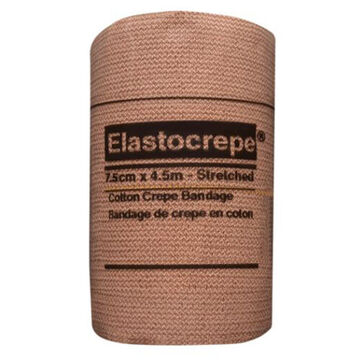Bandage de compression en crêpe, 7.6 cm wd x 4.6 cm lg, coton/fibre